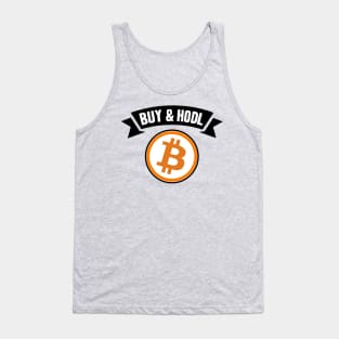 Buy and Hodl BTC Bitcoin Crypto Hodler Hold Tank Top